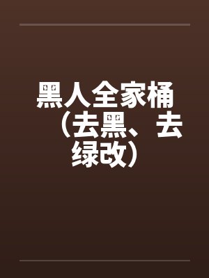黑人全家桶(去黑、去绿改)