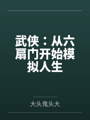 武侠:从六扇门开始模拟人生
